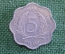 Монета 5 центов 1981 год. East Caribbean States. Five Cents. Восточные Карибы. Елизавета II.
