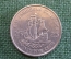 Монета 25 центов 1989 год. East Caribbean States. Twenty Five Cents. Восточные Карибы. Елизавета II.