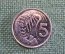 Монета 5 центов 2005 год. Cayman Islands. Five cents. Елизавета II. Каймановы Острова.