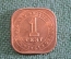 Монета 1 цент 1961 год. Malaya and British Borneo. One Cent. Елизавета II. Малайя Британское Борнео.
