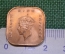 Монета 1 цент 1945 год. Malaya. One Cent. Георг VI. Малайя.