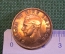 Монета 1/2 пенни Half Penny 1945 год. Георг VI. New Zealand. Новая Зеландия.