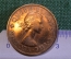 Монета 1 пенни One Penny 1955 год. Елизавета II. New Zealand. Новая Зеландия.