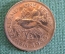 Монета 1 пенни One Penny 1955 год. Елизавета II. New Zealand. Новая Зеландия.