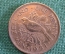 Монета 1 пенни One Penny 1951 год. Георг VI. New Zealand. Новая Зеландия.