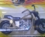 Модель мотоцикл "Harley Davidson". Matchbox. Блистер. Великобритания. 1980 год.