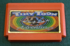 Картридж игра "Tiny Toon Adventures". Dendy. Денди. Игровая приставка. Винтаж.