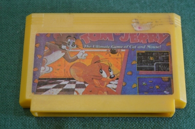Картридж игра "Tom & Jerry". Dendy. Денди. Игровая приставка. Винтаж.