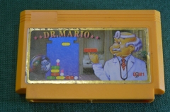 Картридж игра "Dr. Mario". Dendy. Денди. Игровая приставка. Винтаж.