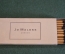 Коробок спички "Jo Malone". Великобритания.