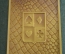 Коробка футляр для игральных карт. Масти. Карболит. Клеймо. СССР.