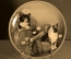 Тарелка фарфоровая, настенная "Котята". Компания "Rosenberg". Германия. Конец 20 века.