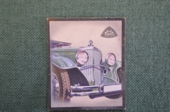 Карточка, вкладыш "Ретро-автомобили марки Майбах Цеппелин, Maybach Zeppelin". Реклама. #O1
