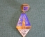 Знак, значок "Москва, 800 лет". Кремль., салют. Латунь, эмали. Винт. 1947 год. #Z2