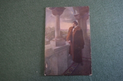 Открытка старинная "Одинокий". Лекке. Изд. Ришар. Царская Россия. #S2