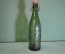 Бутылка пивная старинная 0,5 l. Фарфоровая пробка. Зеленое стекло. Винтаж.