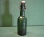 Бутылка пивная старинная 0,33 l. Фарфоровая пробка. Unverkaufich ("не для продажи"). Винтаж.