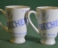 Рюмка ликерная фарфоровая "Carlsbad Becher's". Набор 2 штуки. Фарфор. Чехословакия периода СССР. #2