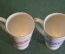 Рюмка ликерная фарфоровая "Carlsbad Becher's". Набор 2 штуки. Фарфор. Чехословакия периода СССР.