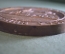 Медаль настольная большая "Свято-Данилов Монастырь. Тысячелетие Крещения Руси. 1983-1988. СССР.