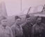 Фотография старинная "Летчики, пилоты около самолета". Авиация СССР. #O1