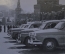 Фотография старинная "Стоянка автомобилей и автобусов около Кремля". Середина XX века. #O1