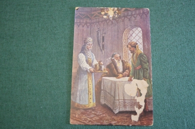Открытка старинная "Князь серебряный". Шаткова. Изд. Ришар. Царская Россия. #F1