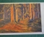 Открытка старинная "Лес". Штамп БРАК. Изд. тип. И. Федорова. СССР. 1920е. #F2