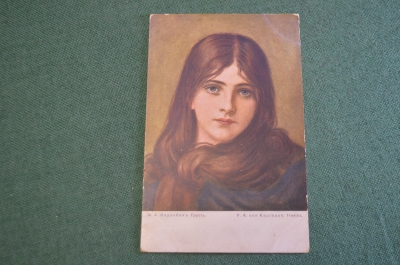 Открытка старинная "Грусть". Каульбах. Изд. Ришар. Царская Россия. #F2