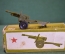 Машинка игрушка "Пушка противотанковая". Военная техника ТПЗ. Тула. В коробке. СССР.  #G1