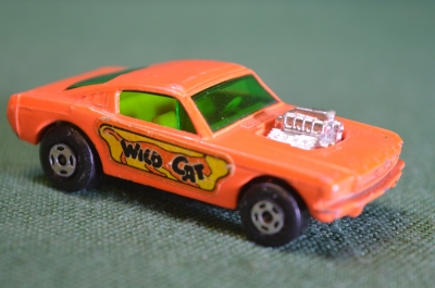 Модель машинка "Wildcat Drugster N 8. Matchbox (c) 1970". Lesney Матчбокс, Драгстер. #M1