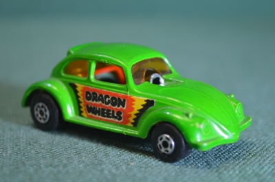 Модель машинка "Dragon Wheels N 43. Matchbox Superfast (c) 1972 Lesney". Матчбокс, Англия. #M2