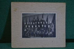 Фотография общая. ВЧК-ОГПУ. Партконференция руководящего состава ГУПВО. Знамена. СССР. 1930е.