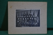 Фотография общая. ВЧК-ОГПУ. Партконференция руководящего состава ГУПВО. Знамена. СССР. 1930е.