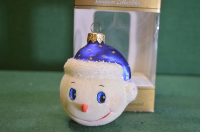 Игрушка елочная "Снеговик, снеговичок". POLA, США. Украина.