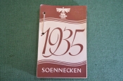 Календарь, ежедневник, блокнот для записей на 1935 год. Soennecken. Рейх, Германия. #K6