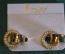Серьги клипсы дизайнерские. Grosse. Christian Dior. Винтаж. Германия. #U 1 9