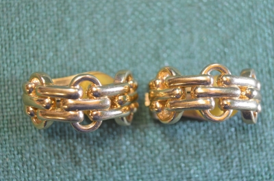 Серьги клипсы дизайнерские. Christian Dior. Жемчуг. Винтаж. Германия. #U 8 9