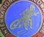 Значок "Международный клуб по мотогонкам". Великобритания. 1976 год