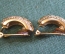 Серьги клипсы дизайнерские. Christian Dior. Винтаж. Германия. #U 10 9