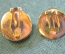 Серьги клипсы дизайнерские. Balmain. Жемчуг. Винтаж. Франция. 