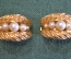 Серьги клипсы дизайнерские. Christian Dior. Жемчуг. Винтаж. Германия. #U 5 9