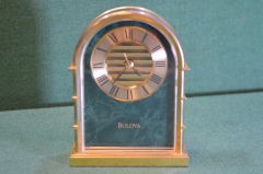 Часы настольные кварцевые Bulova. Винтаж. США - Япония. #9