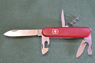 Нож раскладной перочинный. Victorinox. 6 предметов. Винтаж. Швейцария. #9
