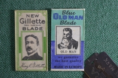 Лезвия для бритья Old Man, Gillette (2 шт) Сделано в Англии