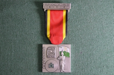 Стрелковая медаль, посвященная соревнованиям в кантоне Во, Швейцария, 2010г.