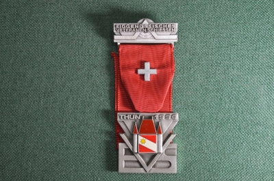 Стрелковая медаль, посвященная соревнованиям в Туне, Швейцария, 1996г