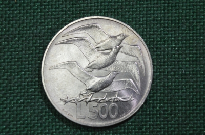 500 лир 1975 Сан-Марино, серебро, UNC