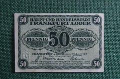 Нотгельд 50 пфеннигов 1917, Франкфурт на Одере, Германия