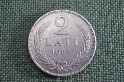 2 Лата 1925, Латвия, серебро